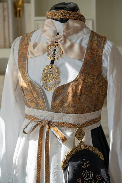 Fantasistakk i gyldne farger (strl. XS-XL) - RESERVERT