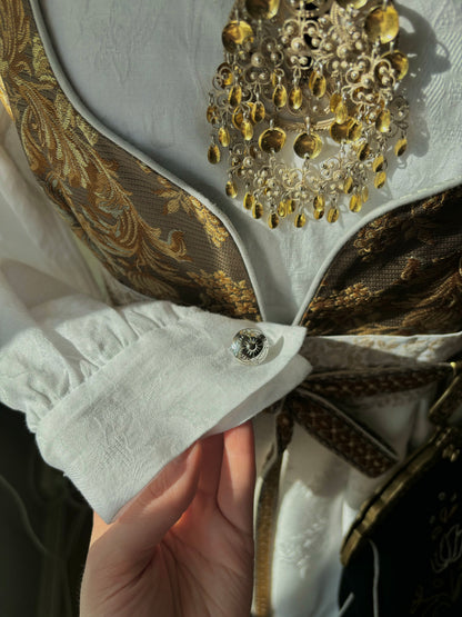 Fantasistakk i gyldne farger (strl. XS-XL) - RESERVERT