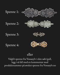 Bunadsjakke - Jakke til bunad (sort eller kremhvit)